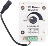 💡 led light dimmer control with female dc connector cable for led light strip, module, under cabinet light, make up mirror led light | compatible with power supply driver | ledupdates логотип