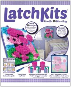 img 1 attached to LatchKits Poodle 3D Crafts Kit - Multi-Pack (4CT)