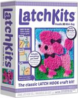 latchkits poodle 3d crafts kit - multi-pack (4ct) logo