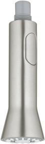 img 1 attached to GROHE Pull Out Spray 46731DC0 in Supersteel Infinityfinish - Enhanced for SEO