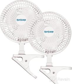 img 5 attached to 💨 Hurricane Classic Clip Fan 6 inch: Compact Cooling Solution for Any Room
