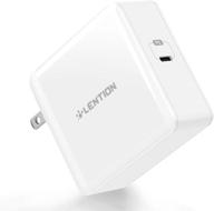 зарядное устройство lention 60w usb c с быстрой зарядкой pd-адаптера для iphone 11 pro max xs xr x 8 plus, macbook air pro, ipad pro 2018 2019, nintendo switch, samsung s10 s9 s8 note 9 8 и других устройств - белое. логотип