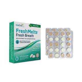 img 3 attached to 🍃 OraCoat FreshMelts: Stick-on Melts for Lasting Freshness & Sweet Mint Flavor - 40 Count