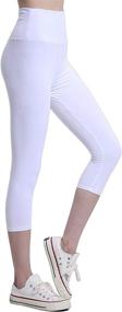 img 3 attached to Zioccie Womens Leggings Stretch Opaque Sports & Fitness