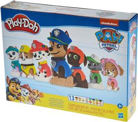 img 1 attached to 🐾 Unleash Creativity with Play-Doh PAW Patrol Hero Pack: 13 Non-Toxic Colors for Kids 3 Years and Up!