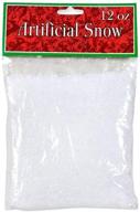 ❄️ gift boutique fake snow: 12 oz. artificial plastic snow flakes - sparkling white snowflakes for christmas tree, winter village display, snow globe ornaments, and holiday crafts decoration logo