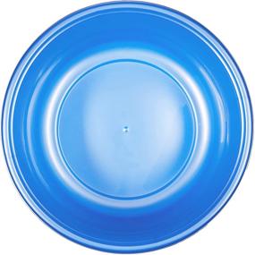 img 2 attached to 💙 YBM Home 1148 Round Plastic Wash Basin in Blue