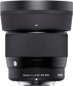 img 1 attached to 📷 Sigma 56 мм E-Mount (Sony) фиксированный объектив: исключительное качество в черном (351965)