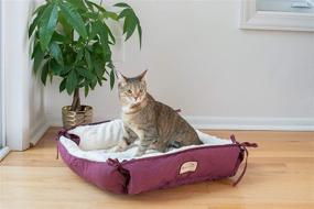 img 2 attached to 🐾 Armarkat Bolstered Pet Bed and Mat: Ultra-Soft Dog Bed for Maximum Comfort