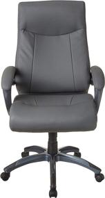 img 3 attached to 🪑 Boss Office Products Double Layer Executive Chair in Grey: Ultimate Comfort and Style Combined!