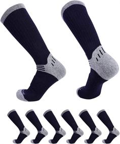 img 3 attached to 🧦 Enerwear 6P Pack: High-Performance Merino Wool Blended Outdoor Walking Socks for Men