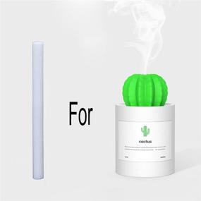 img 1 attached to 🌿 Humidifier Filter Sticks - 4.5'' Cotton Stick Wicks Replacement for Mini Cactus Humidifiers (Pack of 20)