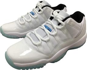 img 2 attached to 👟 Get Ready for the Release: Big Kid's Jordan 11 Retro Low Legend Blue White/Legend Blue-Black (528896 117) on April 24, 2021