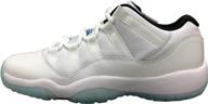 👟 get ready for the release: big kid's jordan 11 retro low legend blue white/legend blue-black (528896 117) on april 24, 2021 logo