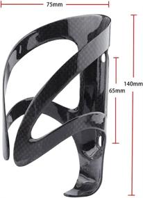 img 3 attached to 🚲 Ultra-Lightweight OSPORT Full Carbon Fiber Bicycle Water Bottle Cage Holder - Perfect for Road Racing Bike (25g)