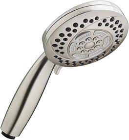 img 4 attached to 🚿 Revitalize Your Shower Experience with the American Standard 1660207.295 Hydrofocus 6-Function Hand Shower in Satin Nickel
