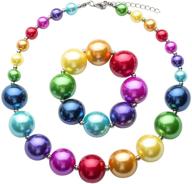 lujuny necklace pendant bracelet rainbow logo