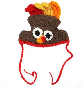 img 3 attached to RYPET Cat Turkey Costume - Thanksgiving Pet Apparel for Small Cats Dogs including a Turkey Hat
