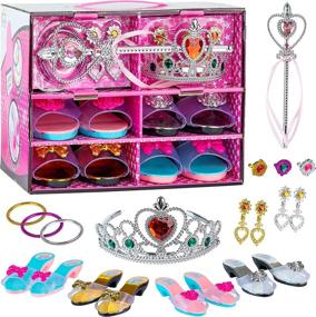 img 4 attached to 👑 Ultimate Princess Boutique Playset: ToyVelt’s Dreamy Collection of Multiple Accessories
