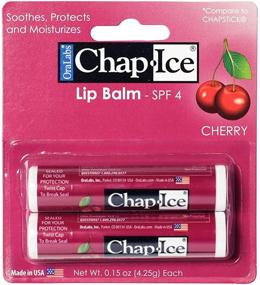 img 2 attached to 💄 CHAP-ICE Lip Balm with Cherry Flavor, SPF-4, Pack of 12 Sticks