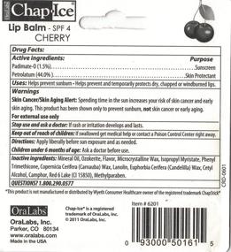 img 1 attached to 💄 CHAP-ICE Lip Balm with Cherry Flavor, SPF-4, Pack of 12 Sticks
