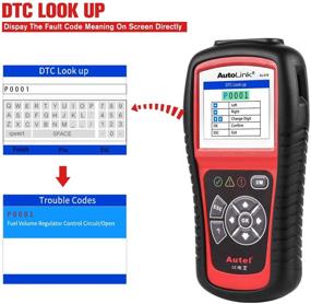 img 1 attached to 🔍 Autel AutoLink AL519 OBD2 Сканер: Улучшенный считыватель кодов с проверкой дыма, DTC Breaker и обновленной версией AL319