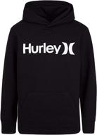 🔥 hurley boys' one and only pullover hoodie-discontinued: exclusive design and unmatched comfort! logo