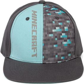 img 3 attached to 💎 Gray Minecraft Diamond Boys/Youth Snapback Cap: Boost Your Style with Quality Diamond Design