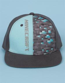 img 1 attached to 💎 Gray Minecraft Diamond Boys/Youth Snapback Cap: Boost Your Style with Quality Diamond Design