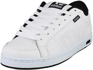 etnies kingpin skateboarding white numeric_12 men's shoes logo