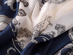 img 2 attached to 🧣 Fonshow Mulberry Fashion Scarves: Stylish Women's Accessories and Chic Scarves & Wraps