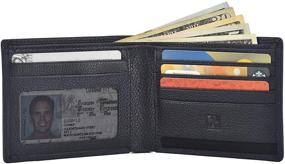 img 2 attached to SKYLE Men's Bifold Wallet - 11.5 x 9.5 x 2 inches