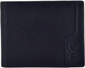 img 3 attached to SKYLE Men's Bifold Wallet - 11.5 x 9.5 x 2 inches