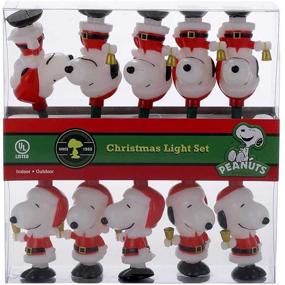 img 3 attached to 🎅 Kurt Adler Deluxe 10-Light Santa Suit Snoopy Light Set