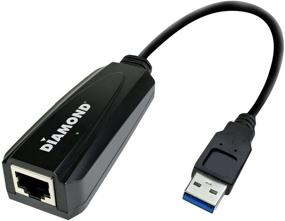 img 4 attached to Diamond UE3000 USB to RJ45 Ethernet Adapter - High-Speed USB 3.0 to 10/100/1000 Gigabit LAN Network Converter for Mac OS, Windows 10, 8.1, 8, 7, Linux OS, and Chrome OS