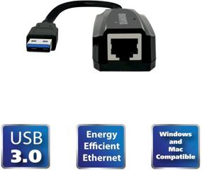 img 2 attached to Diamond UE3000 USB to RJ45 Ethernet Adapter - High-Speed USB 3.0 to 10/100/1000 Gigabit LAN Network Converter for Mac OS, Windows 10, 8.1, 8, 7, Linux OS, and Chrome OS