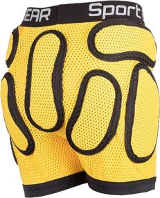 img 4 attached to Kids' Padded Shorts - 36”– 46” Height Range - Hip and Butt Protection Pants