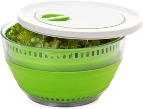 img 1 attached to 🥗 Efficient and Space-Saving: Prepworks by Progressive Collapsible Salad Spinner - 4 Quart