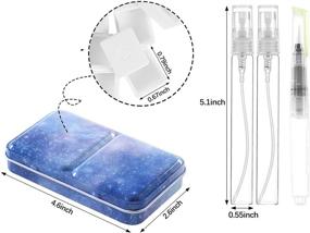 img 2 attached to FABUNESS Watercolor Palette Plastic Container