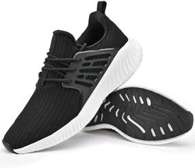 img 4 attached to 👟 Ultimate Comfort and Performance: Akk Womens Sneakers Tennis Shoes - Lightweight Non Slip Breathable Mesh Walking Sneakers Sports Athletic Shoes