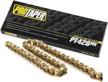 pro taper chain links gold motorcycle & powersports logo