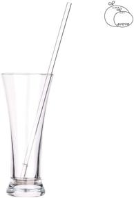 img 2 attached to 🥤 AYOYO 24-Pack 11 Inch Clear Reusable Tritan Straws for Tumbler - Perfect for Parties, Weddings, Holidays - Includes 2 Cleaning Brushes
