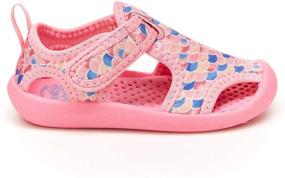 img 3 attached to Girls' Fuchsia OshKosh BGosh Aquatic Sandal - Shoes and Athletic