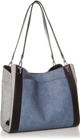 img 3 attached to Calvin Klein Novelty Compartment Shoulder Handbags & Wallets for Women – Versatile Tote Option