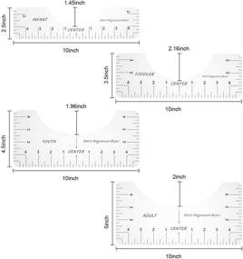 img 3 attached to 👕 Ultimate Shirt Alignment Tool Set: Tshirt Guide Ruler Alignment for Perfect Shirts Printing and Vinyl Alignment - Heat Press and HTV