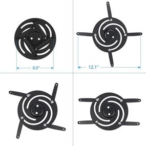 img 1 attached to 📽️ Повысьте качество просмотра с помощью универсального потолочного кронштейна для проектора DYNAVISTA Full Motion