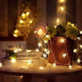 img 3 attached to 🎄 34FT 100LED Fairy Lights, USB String Lights Warm White with Remote Control, 8 Modes, Ideal for Bedroom, Christmas Decoration, Patio, Wedding - Fairy Lights