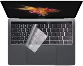 img 1 attached to 💎 Crystal Clear MacBook Pro 13 Inch Case (A2159 A1989 A1706) -Keyboard Cover & Screen Protector Included