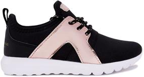 img 3 attached to 👟 Stylish Metallic Girls' Athletic Shoes with London Fog Design