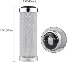 img 3 attached to 🐠 WEAVERBIRD Aquarium Inflow Inlet Filter: Stainless Steel Mesh Intake Strainer Filters for Efficient Shrimp and Fish Protection